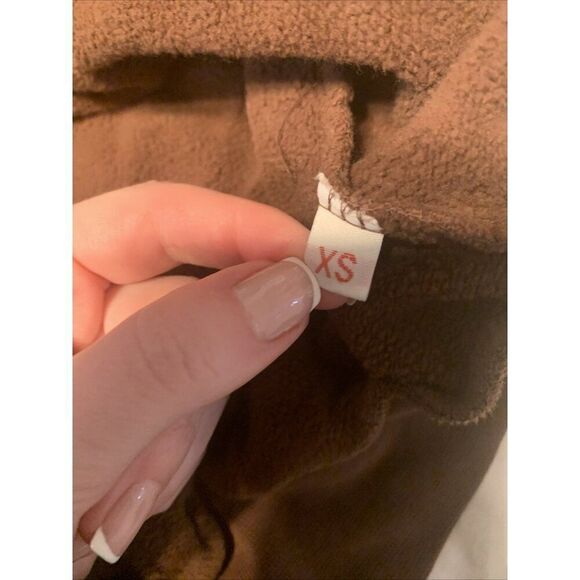 Talentless Womens Solid Brown Long Sleeve Sweatshirt Sweater Xs - Picture 4 of 4